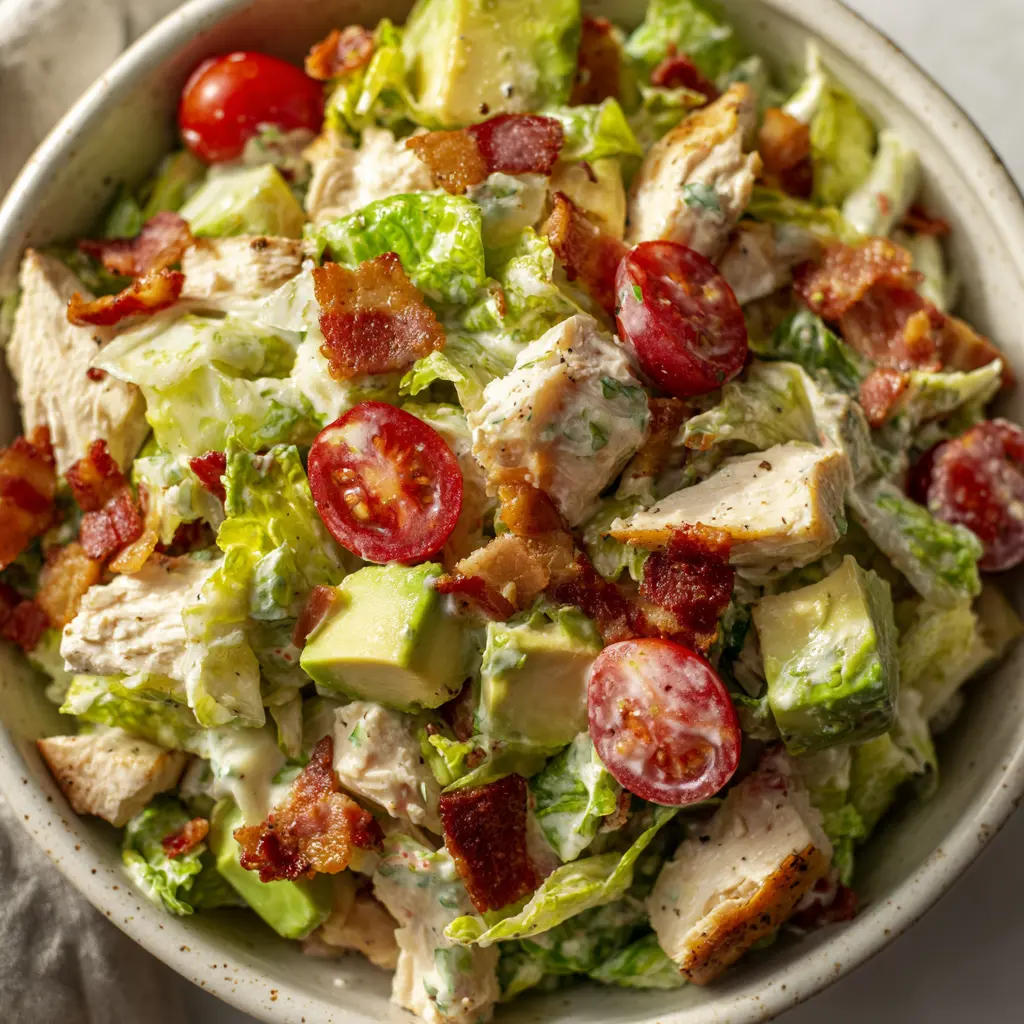 Chicken Avocado Bacon Salad