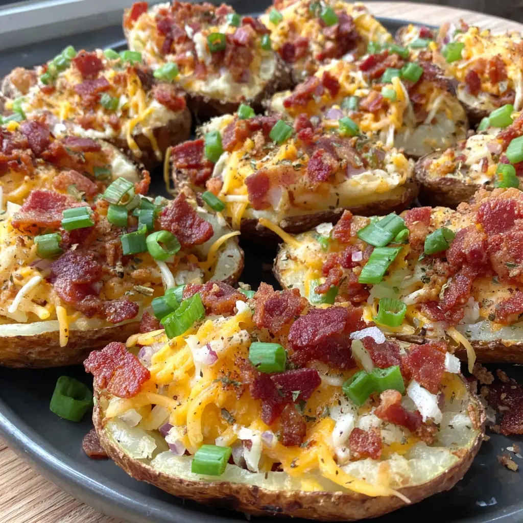 Loaded Air Fryer Potato Wedges